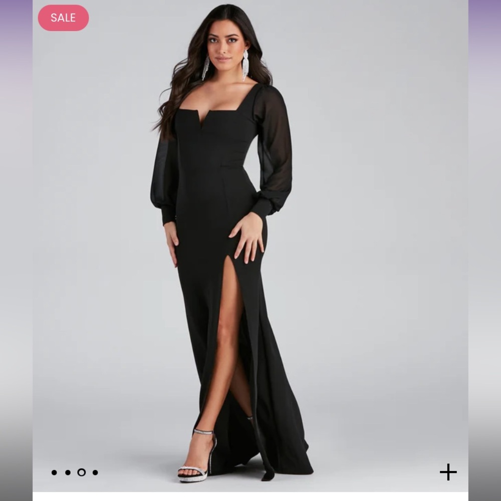 Windsor black maxi dress